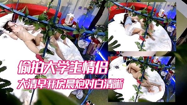 酒店偷拍出角度不错的情趣酒店浴缸摇篮床偷拍大学生情侣大清早开房晨炮对 白清晰