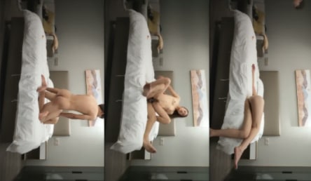 帅小伙酒店操外围，齐逼短裤美腿，吸吮舔屌活很棒，骑乘位打桩机