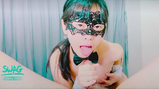 被兔女郎睡了还不知道，口交全裸有脸无套喷射