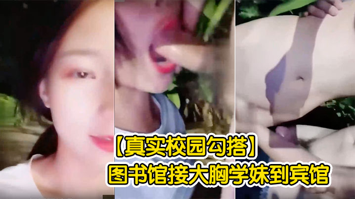 图书馆接大胸学妹到宾馆操的嗷嗷叫