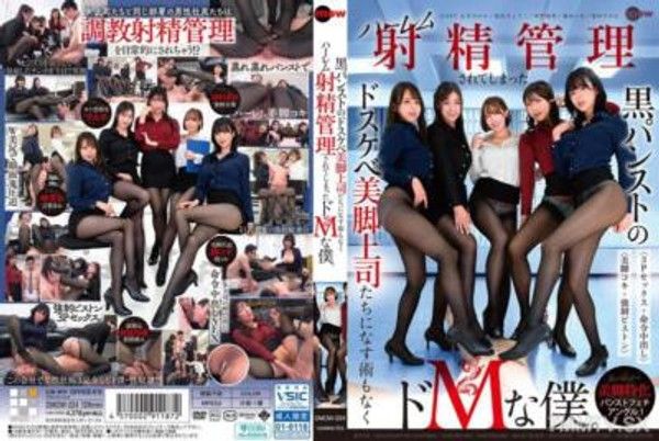 DMOW-224  黑襪的淫蕩美腿上司們控制著我這個無可奈何的虛弱者，成為了哈雷姆射精管理的專屬虐待者。